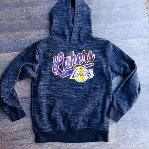 Los Angeles Lakers Basketball Boys Sweatshirt Hoodie L Black 14/16 hm